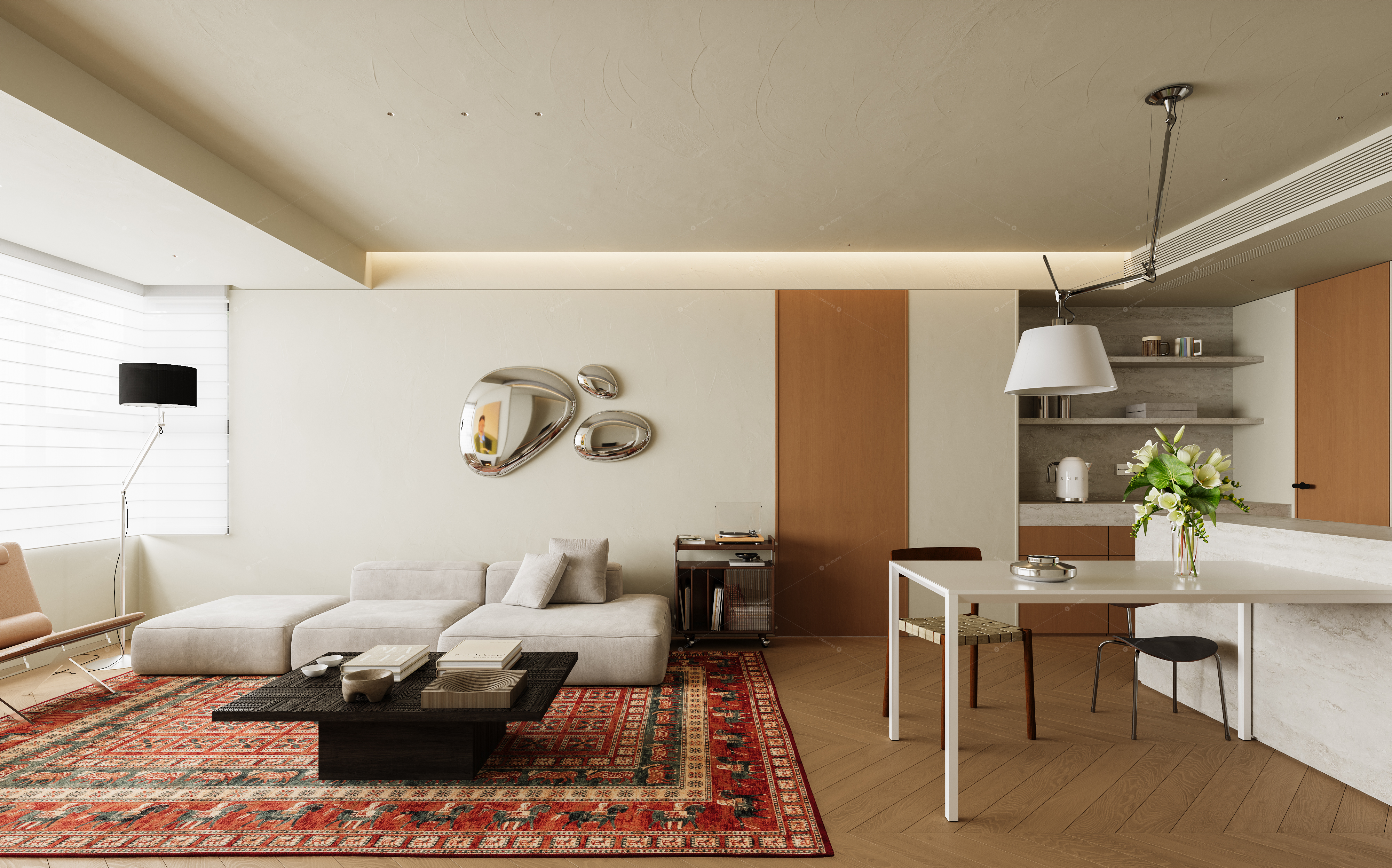 Living & Dining Rooms 3D Models 2