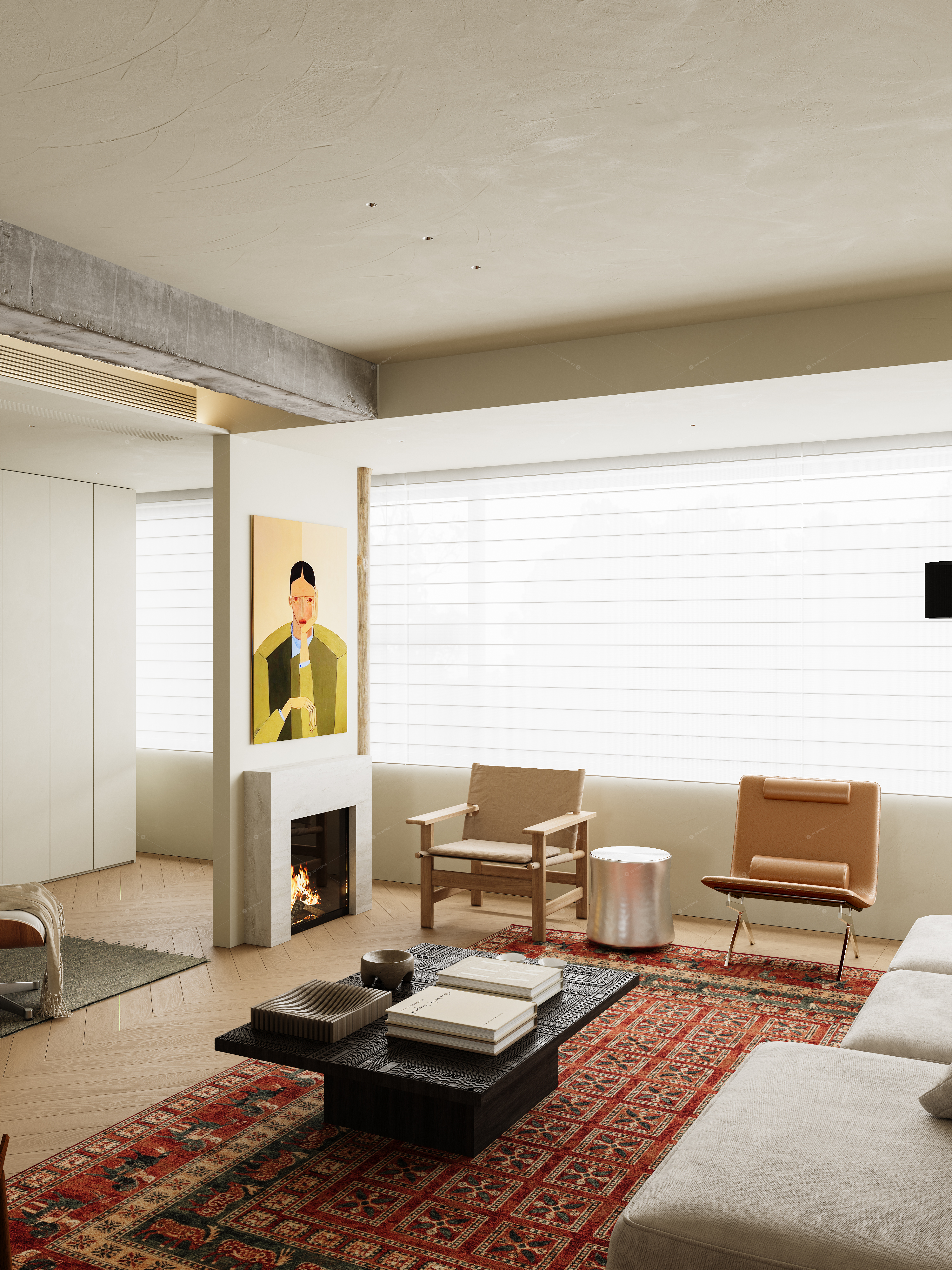Living & Dining Rooms 3D Models 10