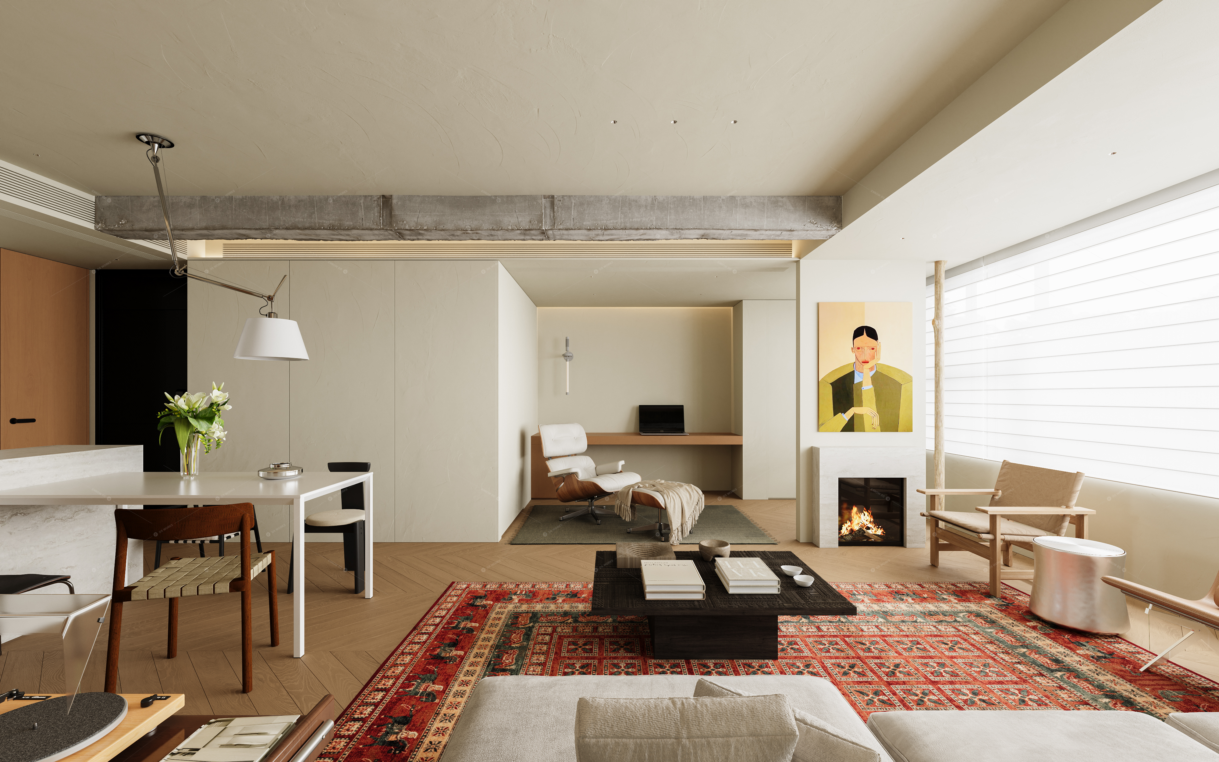 Living & Dining Rooms 3D Models 3