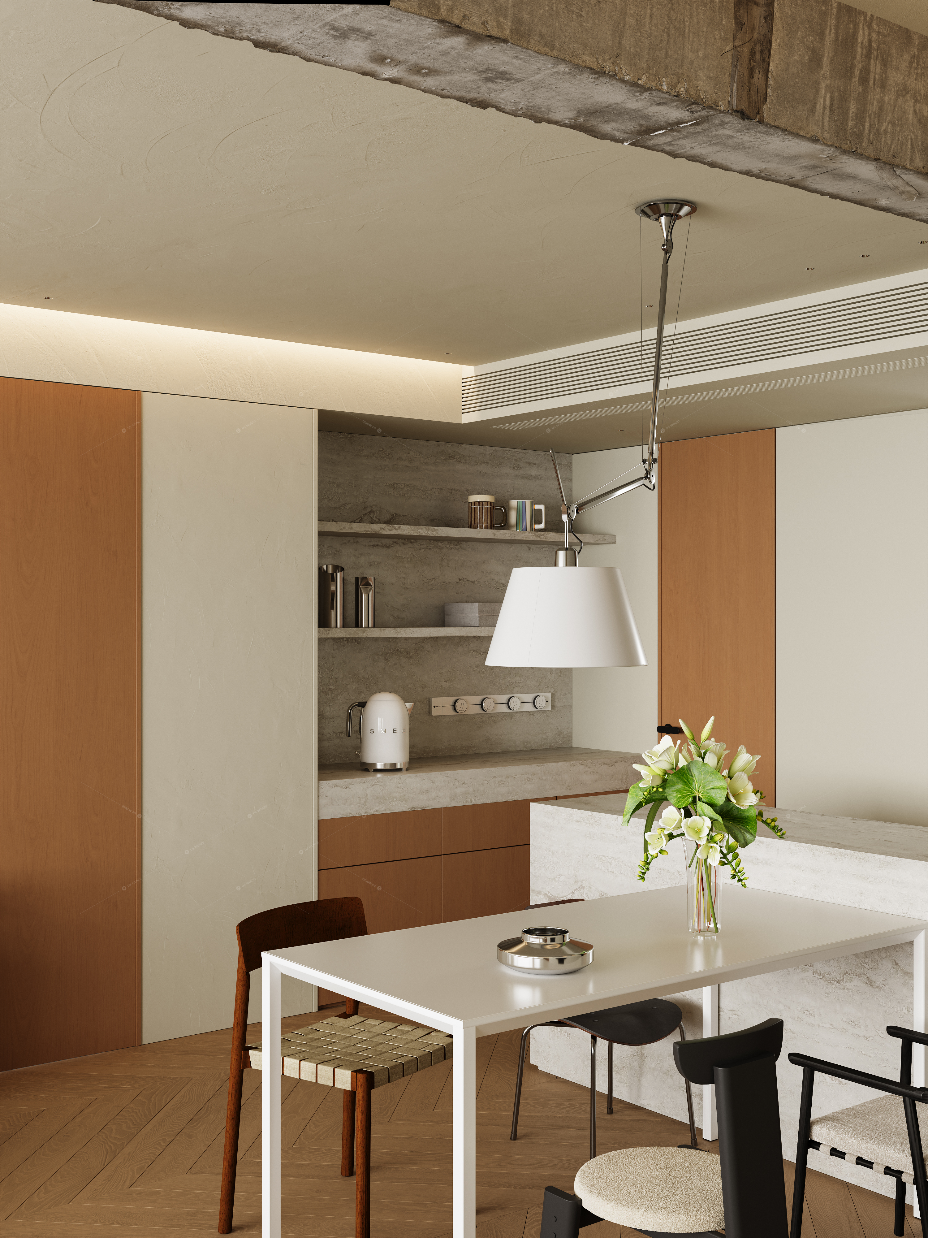 Living & Dining Rooms 3D Models 5