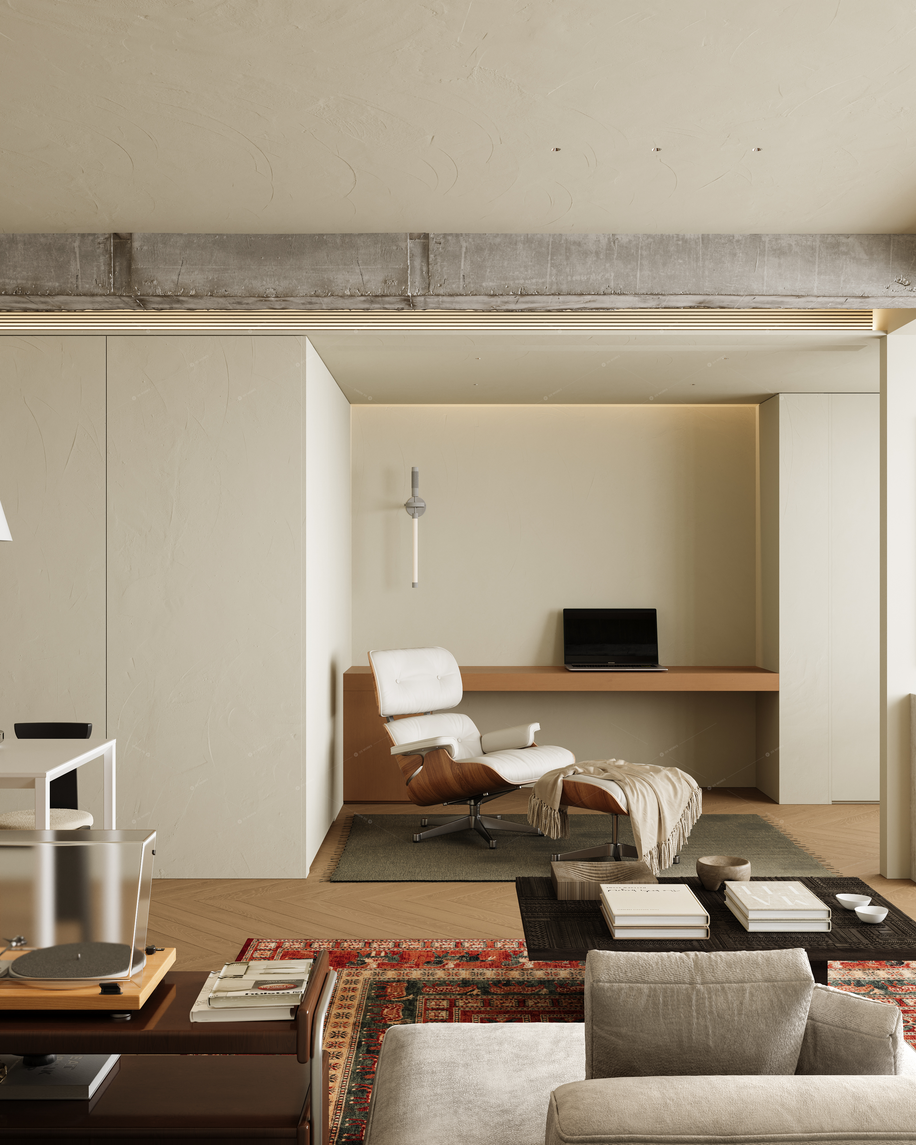 Living & Dining Rooms 3D Models 9