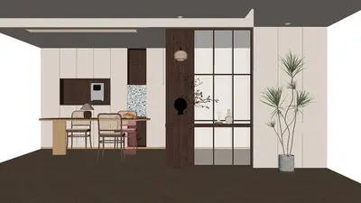 Wabi-Sabi Entrance Hall