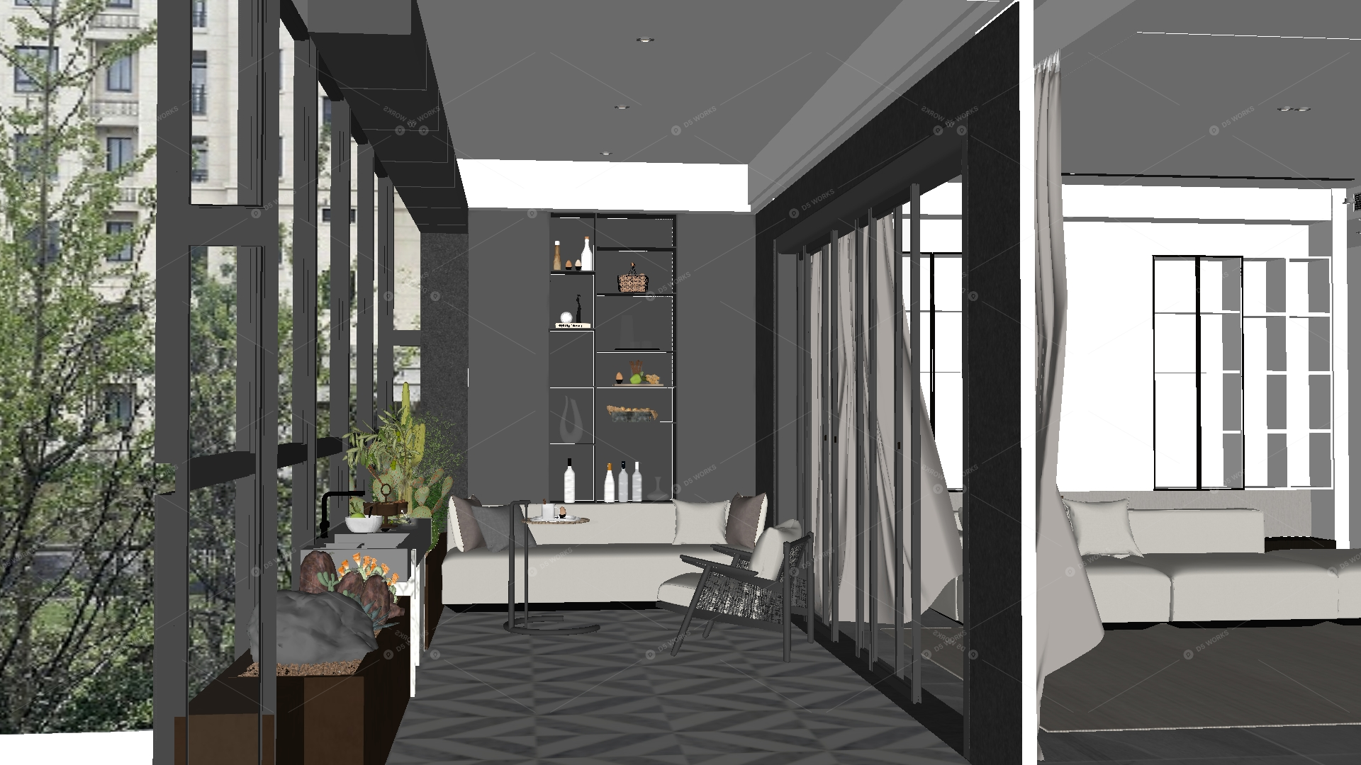 Gardens & Balconies 3D Models
