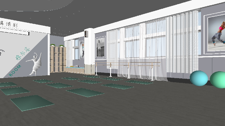 Modern Yoga Room