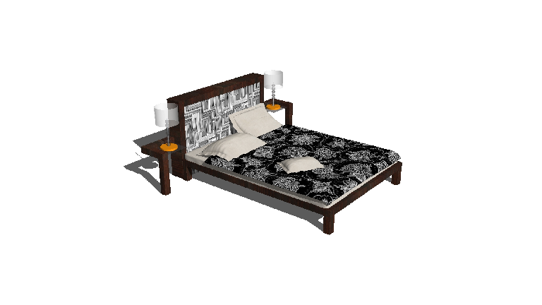 Chinese Double Bed
