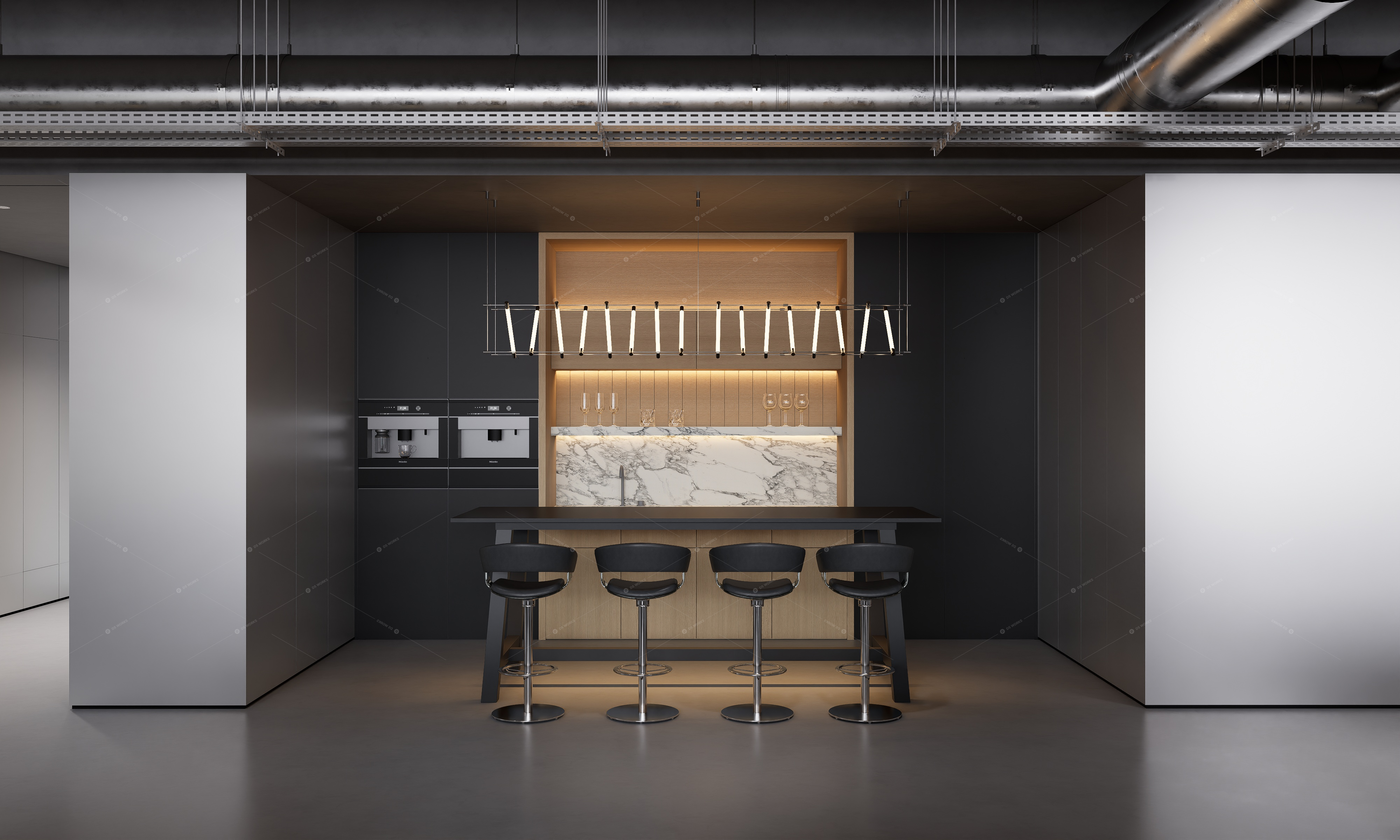 Office Spaces 3D Models 7