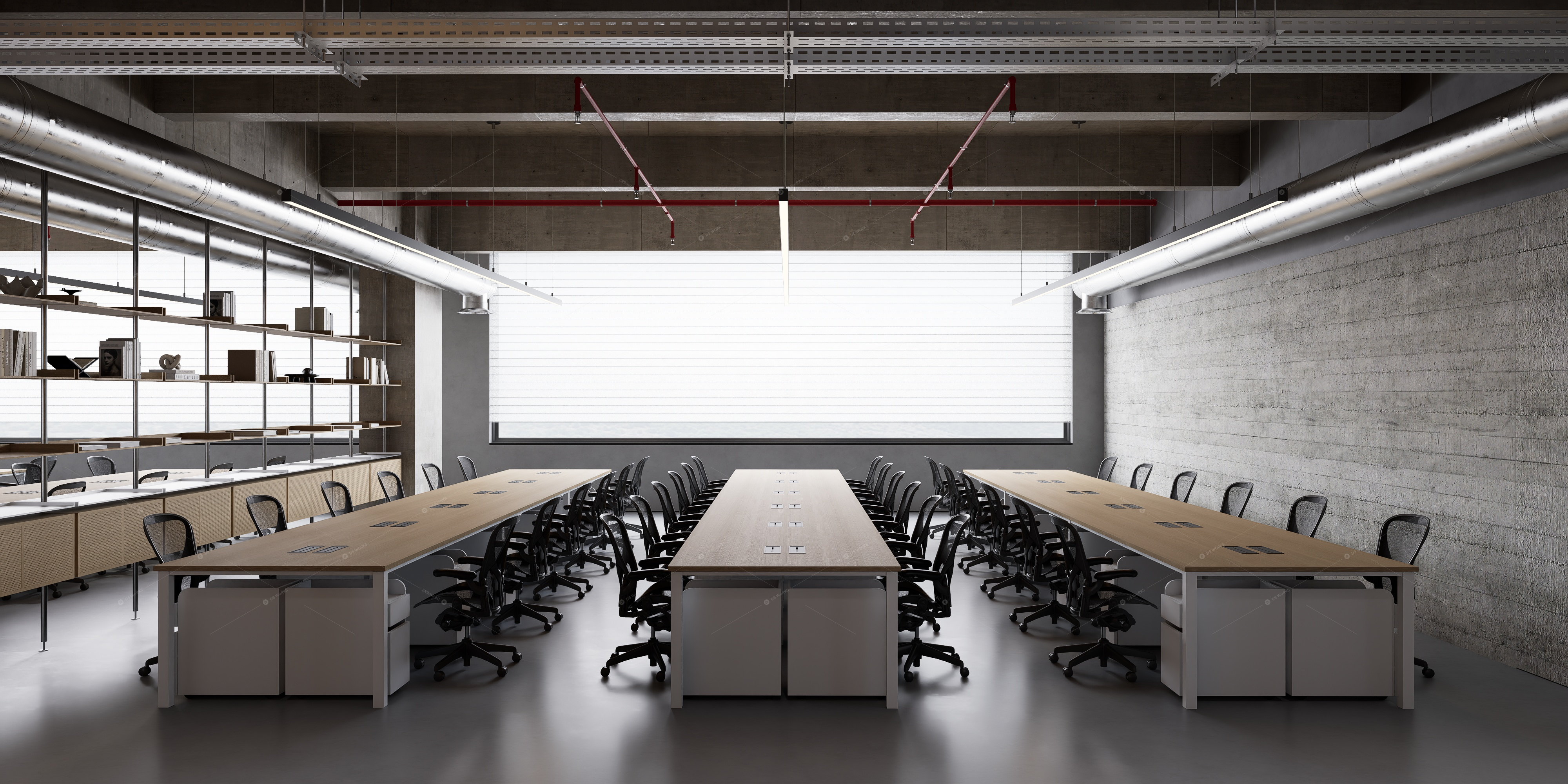 Office Spaces 3D Models 3