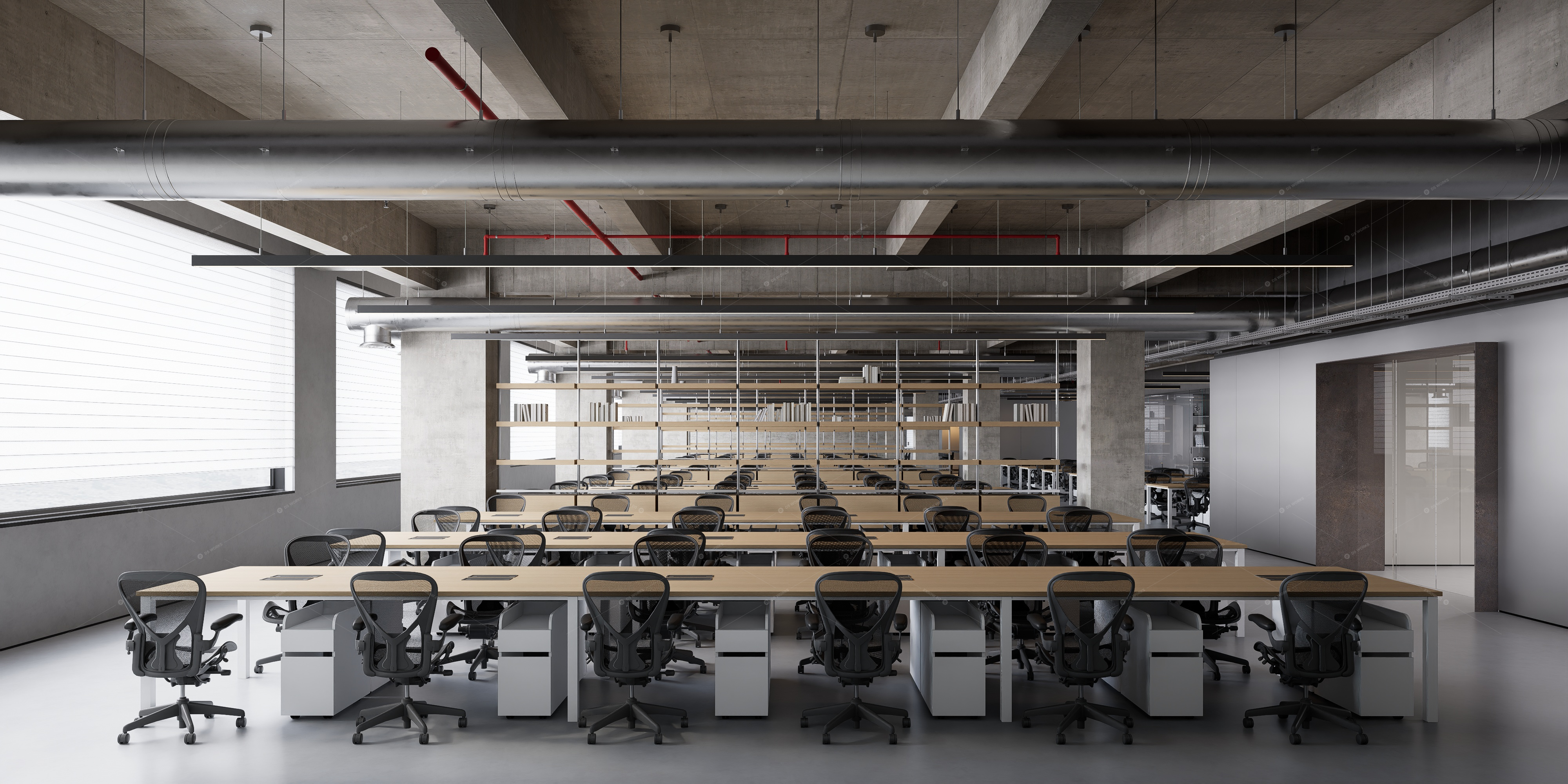 Office Spaces 3D Models 2