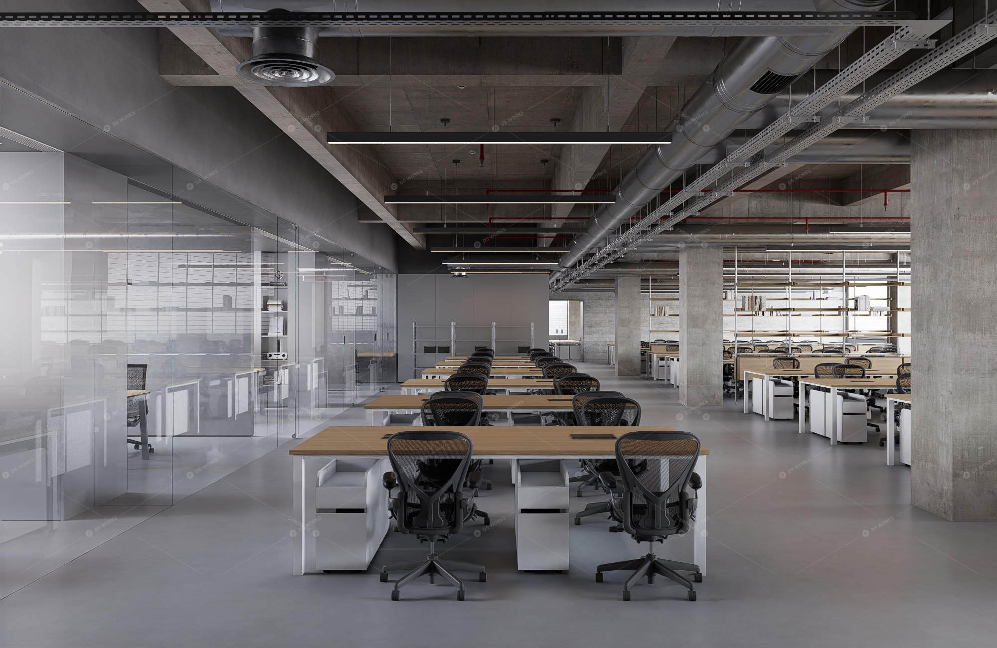 Office Spaces 3D Models 5