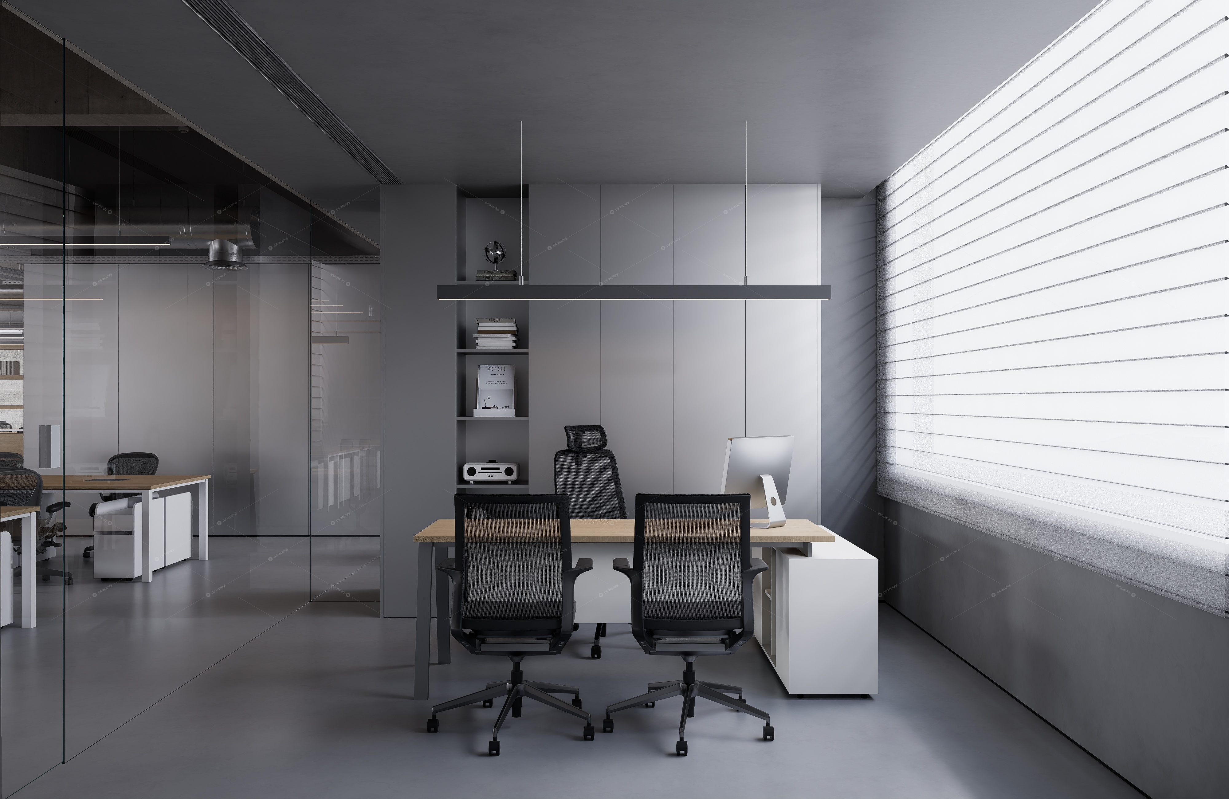 Office Spaces 3D Models 9