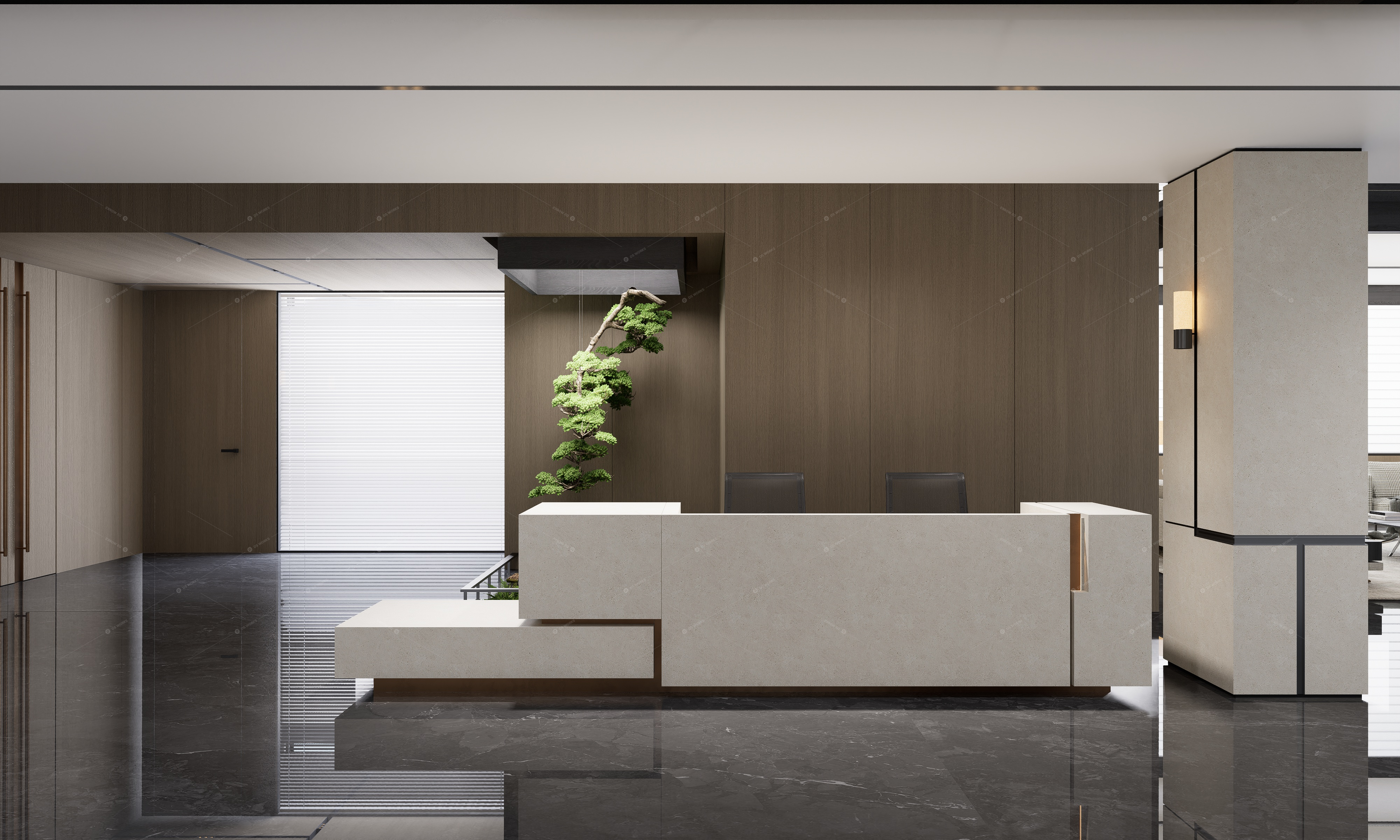 Office Spaces 3D Models 3