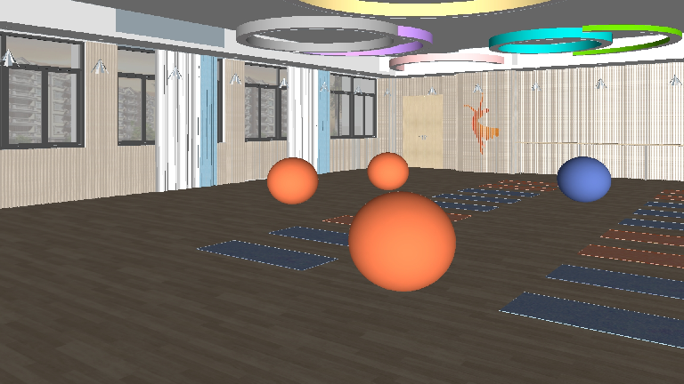 Modern Yoga Room