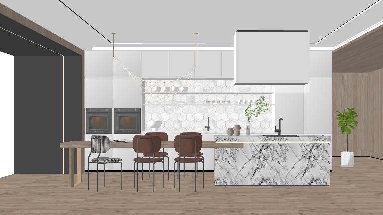 Modern Open Kitchen