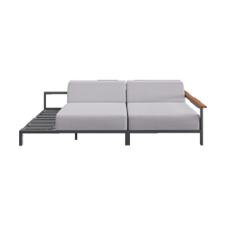 Rome Outdoor 2 Seater Sofa With Open End