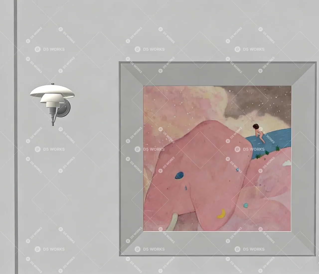 Paintings 3d model thumbnail 2