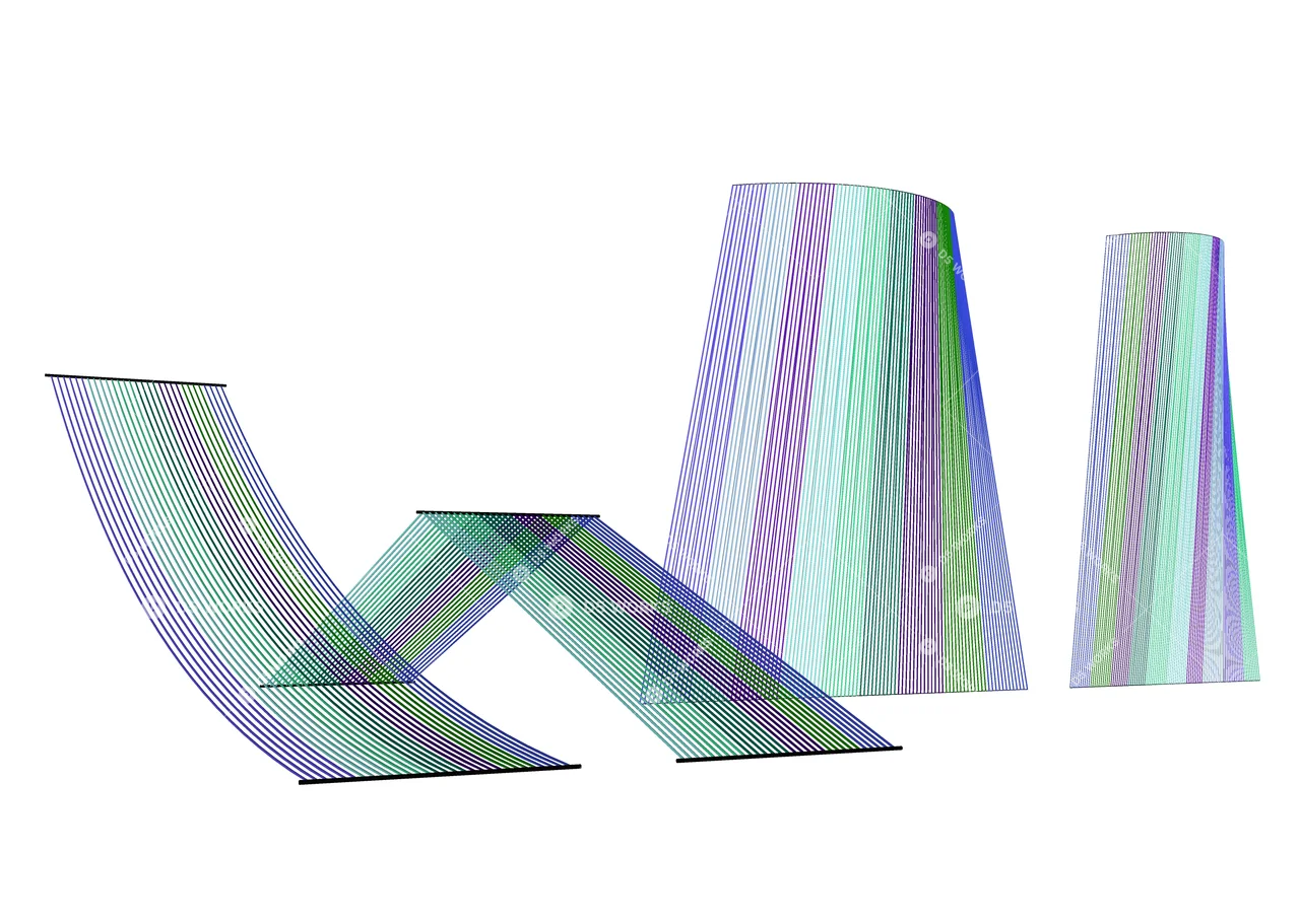Modern  Decoration 3d model thumbnail 2