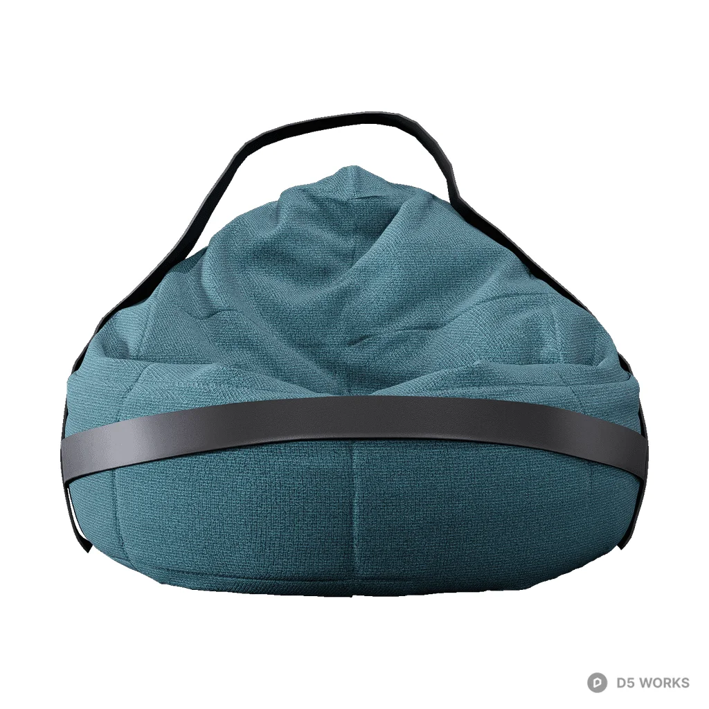 Scacco Bean Bag Sofa 3d model - Image 1