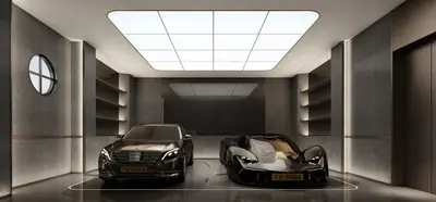 Underground parking garage