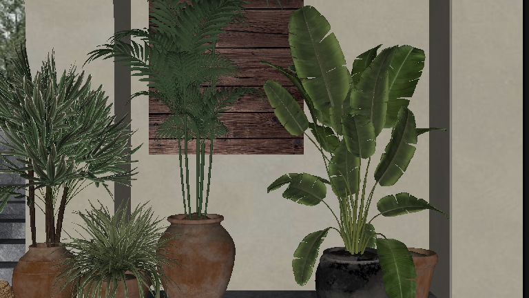 Modern Potted Plant