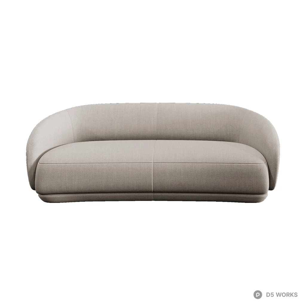 Bolzano 2.5 Seater Sofa 3d model - Image 1
