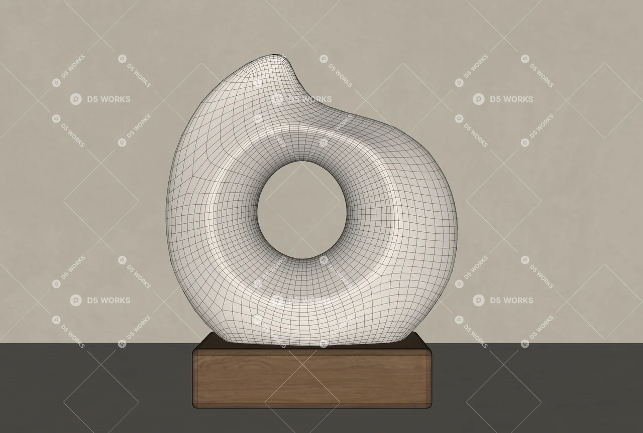 Contemporary Sculpture 3d model thumbnail 3
