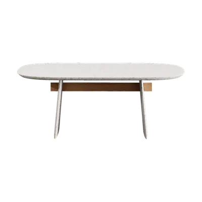 Adam Dining Table 01 3d model