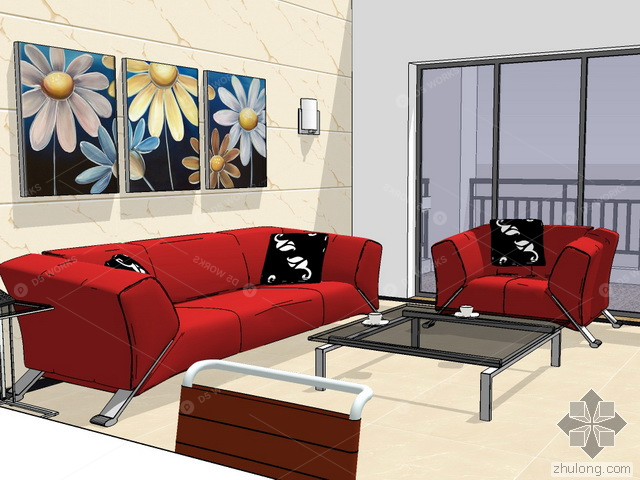 Living Rooms 3D Models 4