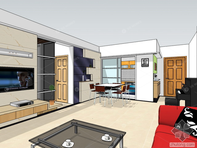 Living Rooms 3D Models