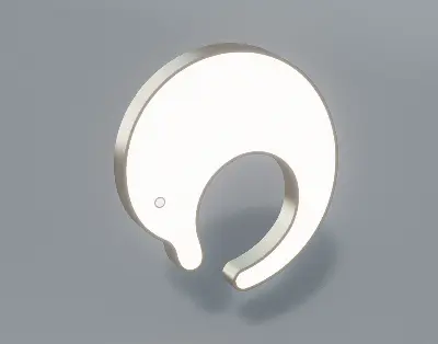 Minimalist Circular Ceiling Light 3d model