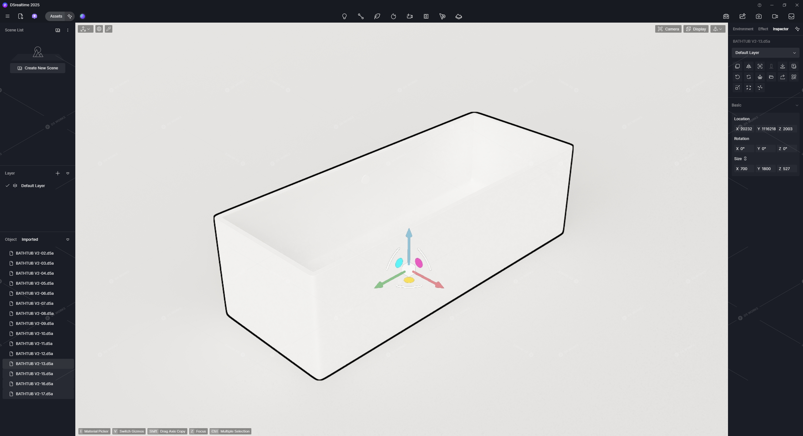 Bathtubs 3D Models 2