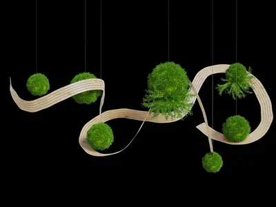 Wooden Art Installation