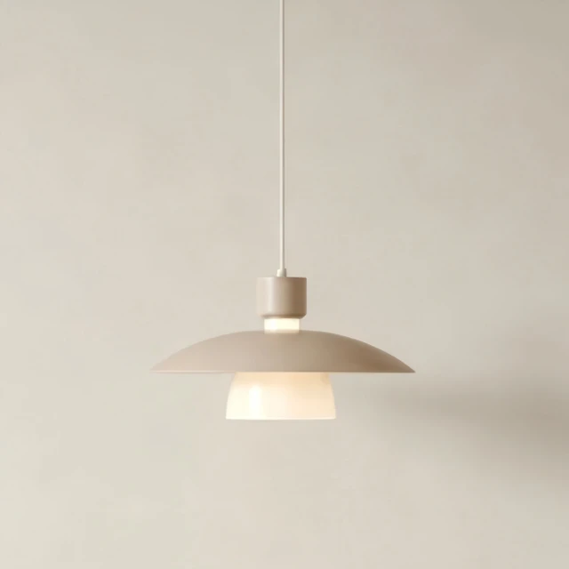 Minimalist Nordic Pendant Light with Matte Finish 3d model
