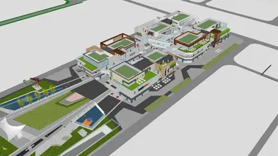 Modern Aerial View & Planning