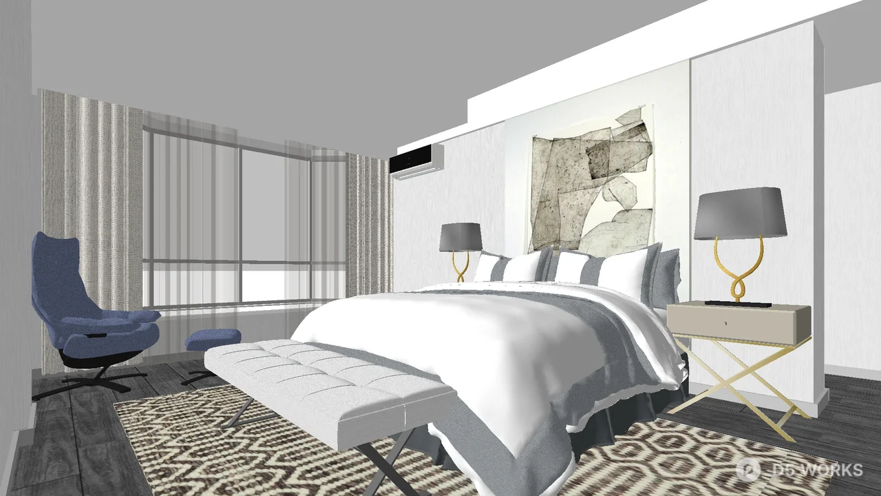 Apartment Floor Plan 3d model thumbnail 2