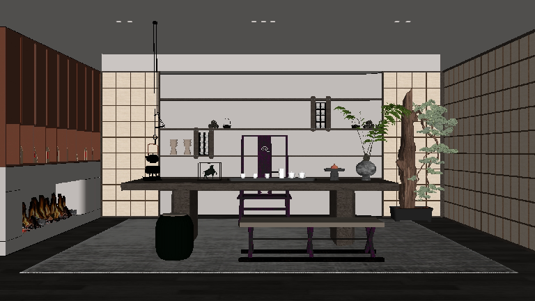 Chinese Study Room