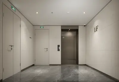 Modern Elevator Lobby 3d model