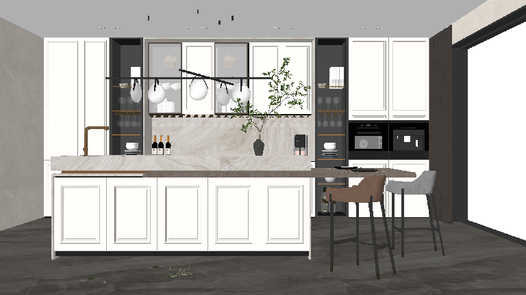 Modern Open Kitchen