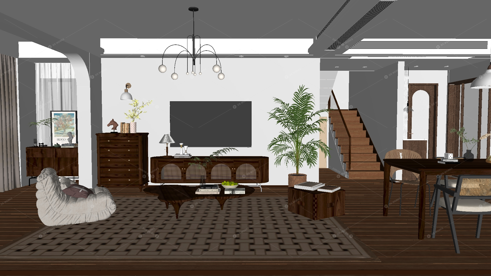 Living & Dining Rooms 3D Models