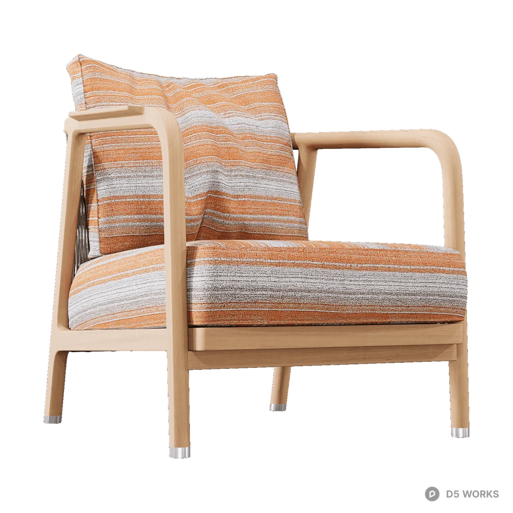 Crono Armchair 02 3d model - Image 1