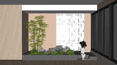 Modern Indoor Landscape