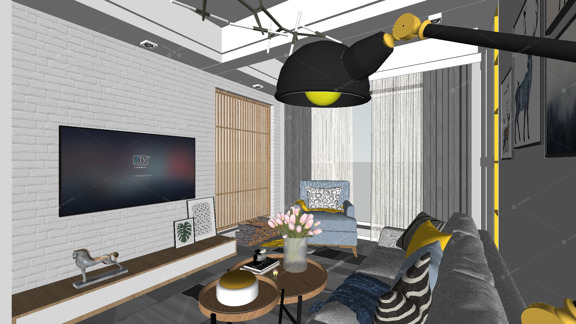 Living Rooms 3D Models 5