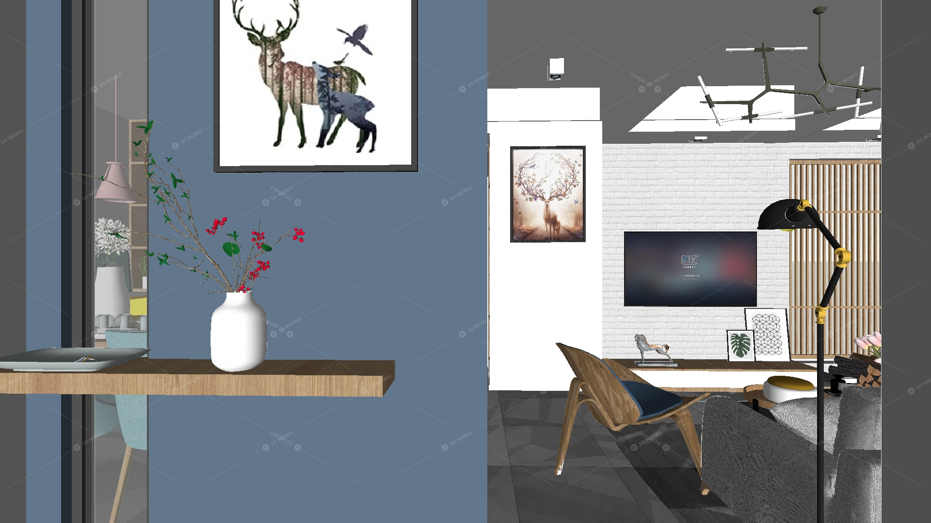 Living Rooms 3D Models 17