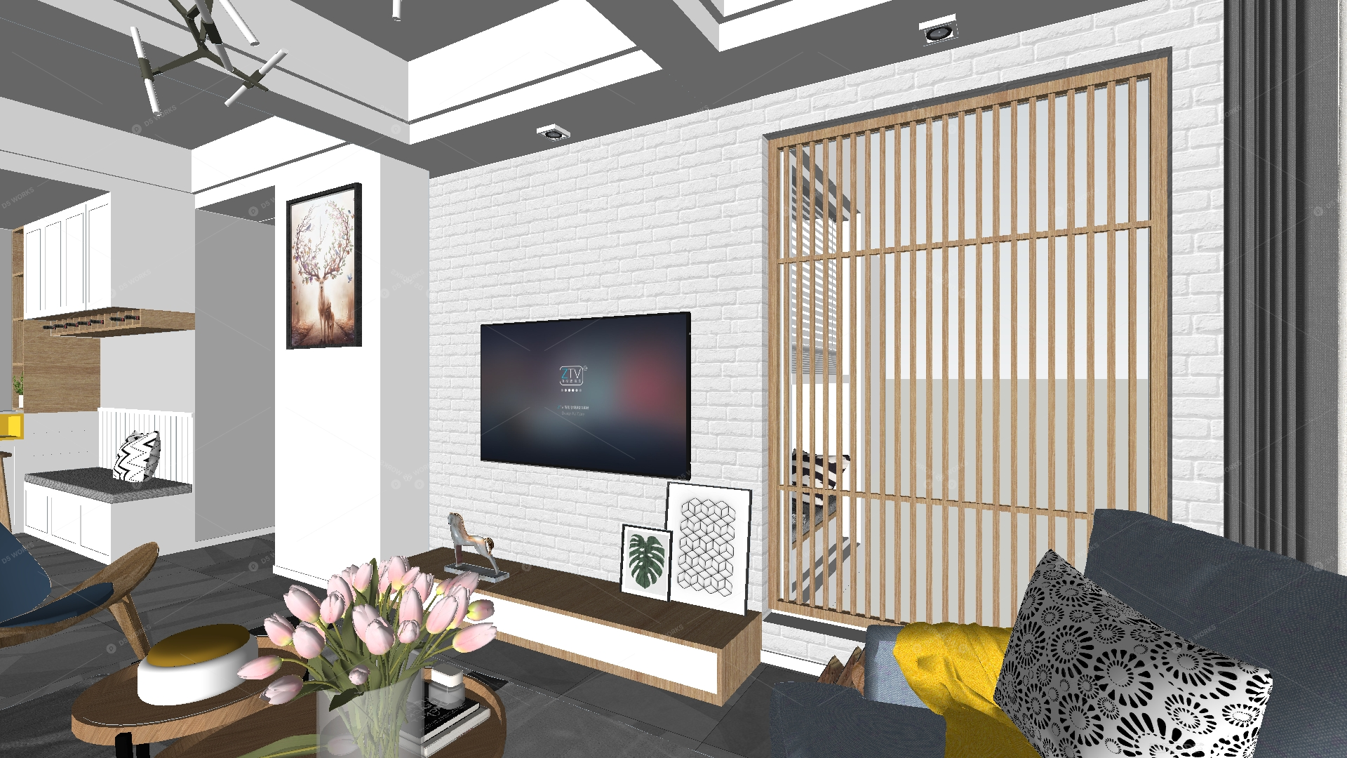 Living Rooms 3D Models 6