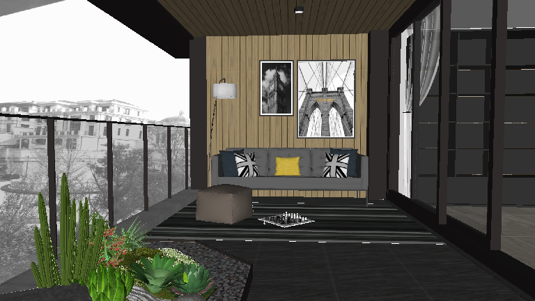 Modern Balcony (Home)