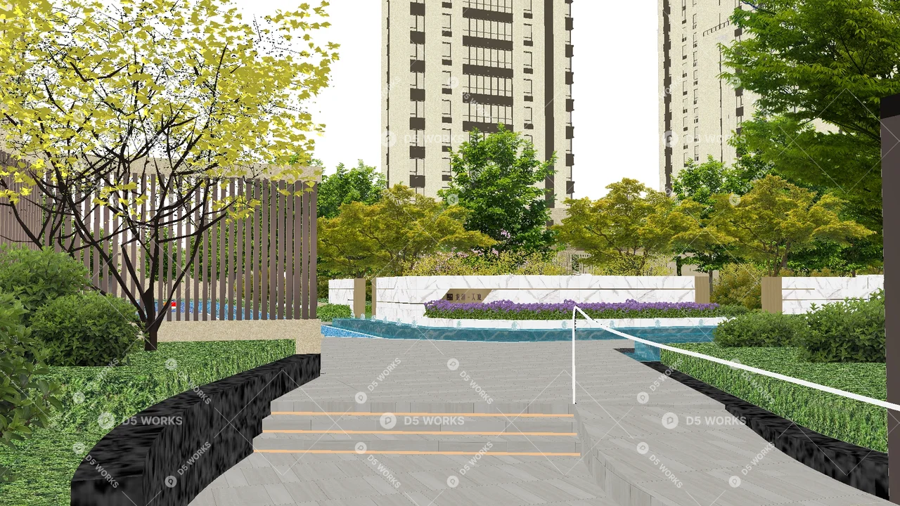 Park 3d model thumbnail 4