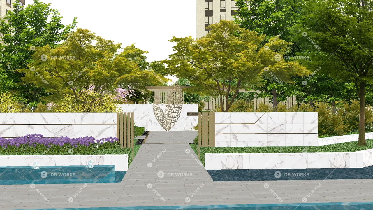 Park 3d model thumbnail 5