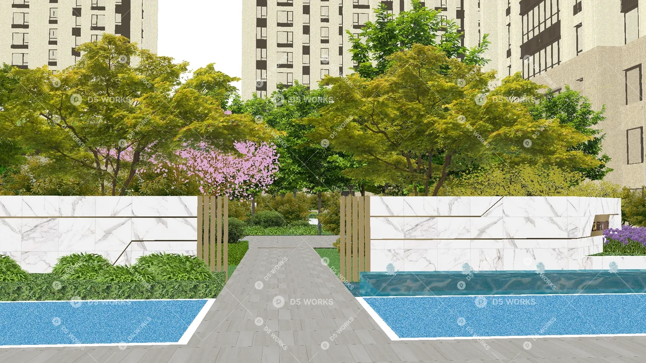 Park 3d model thumbnail 3