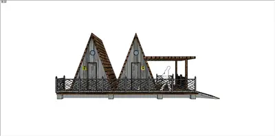 Modern Public Restroom Exterior