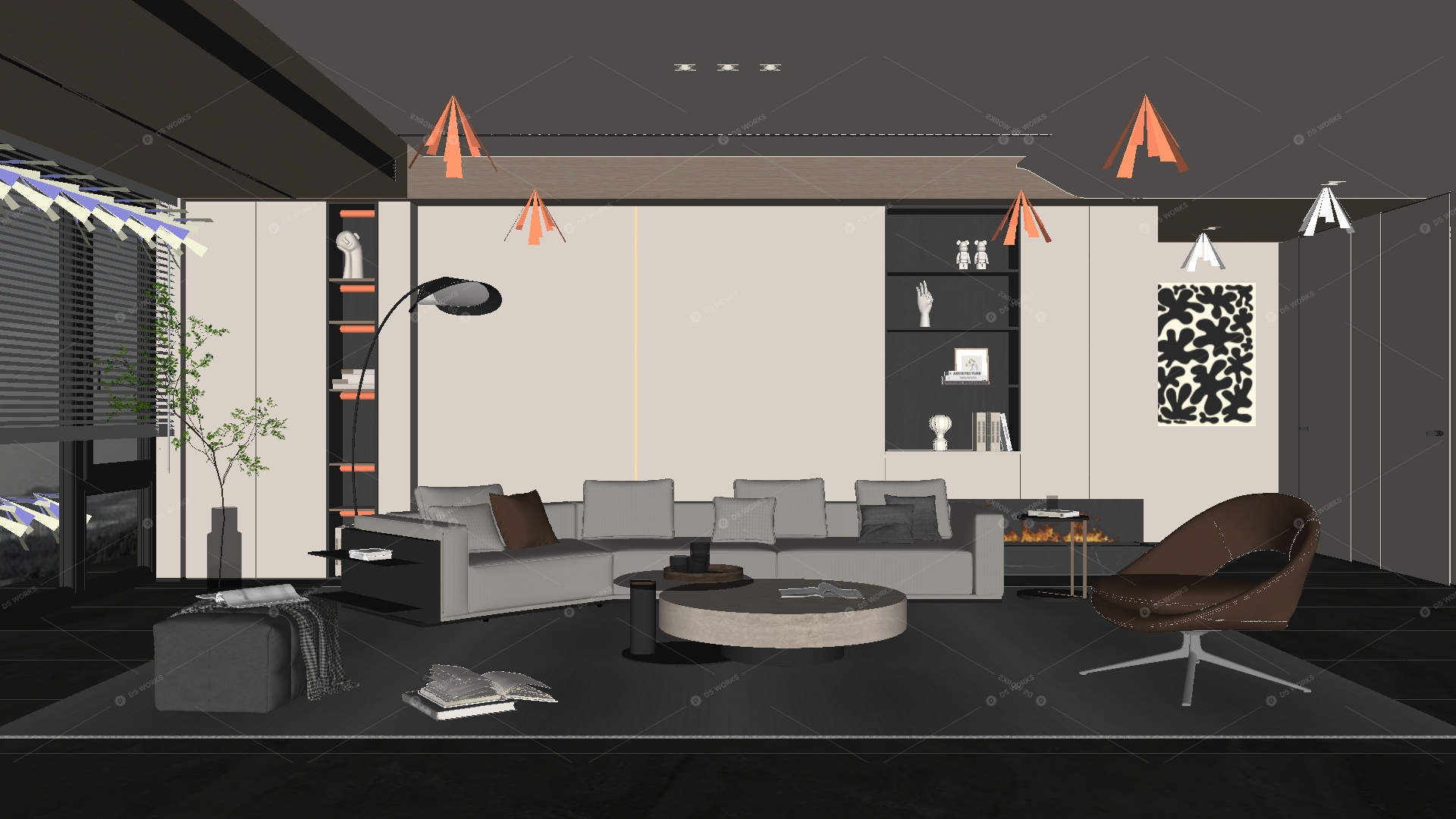 Floor Lamps 3D Models