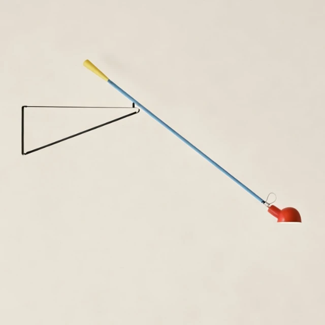 Mid-Century Modern Colorful Swing Arm Wall Lamp 3d model